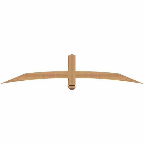 Ekena Millwork Bellingham Timber Gable Bracket, Western Red Cedar, 72"W x 15"H x 3 1/2"D x 3 1/2"F, 5/12 Pitch GBW072X15X0404BEL00SWR - main
